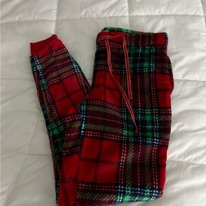 Plaid Women's Pajama Pants - Red and Green